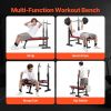 Weight Bench Sit up Bench for Home Gym Strength Training Adjustable Foldable