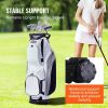 VEVOR Golf Cart Bag with 14 Way Organizer Divider Top, 36' 13 Pockets Premium Nylon Cart Bag