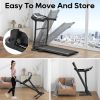 NEW Home Folding Treadmill with Pulse Sensor, 2.5 HP Quiet Brushless Motor , 7.5 MPH