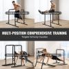 VEVOR Dip Bars, 440 lbs Capacity, Heave Duty Dip Stand Station with Adjustable Height