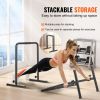 VEVOR Dip Bars, 440 lbs Capacity, Heave Duty Dip Stand Station with Adjustable Height