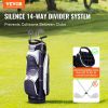 VEVOR Golf Cart Bag with 14 Way Organizer Divider Top, 36' Multiple Pockets Premium Nylon Cart Bag