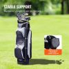 VEVOR Golf Cart Bag with 14 Way Organizer Divider Top, 36' Multiple Pockets Premium Nylon Cart Bag