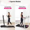NEW Folding Walking Pad Under Desk Treadmill for Home Office -2.5HP Walking Treadmill With Incline 0.5-7.5MPH 300LBS Capacity Treadmill for Walking Ru
