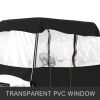 VEVOR Golf Cart Enclosure 86'', 4-Person Golf Cart Cover, 4-Sided Fairway Deluxe, 300D Waterproof Driving Enclosure with Transparent Windows