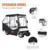 VEVOR Golf Cart Enclosure, 420D Polyester Driving Enclosure with 4-Sided Transparent Windows