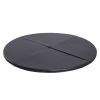 Soozier Pole Dance Mat, 2"T x 5'W Folding Pole Dance Mat for Home, Lightweight and Foldable, Black