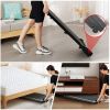 Flatbed walker with armrests gray