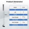 Golf Putter with Headcover 35 Inches Mallet Style Putter Right Handed