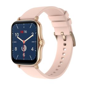 Smart Watch Heart Rate Sleep Monitoring Sports Bracelet (Color: Gold)