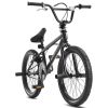VEVOR 20-Inch BMX Bike Freestyle Bike Men Kids BMX Bicycle Hi-Ten Steel Frame