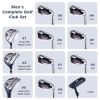 11 Pieces Complete Golf Club Package Set