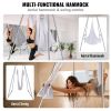 VEVOR Aerial Yoga Frame & Yoga Hammock, 9.67 ft Height Professional Yoga Swing Stand Comes with 6.6 Yards Aerial Hammock