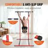 VEVOR Power Tower Dip Station, 2-Level Height Adjustable Pull Up Bar Stand, Multi-Function Strength Training Workout Equipment