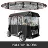 VEVOR Golf Cart Enclosure, 4-Person Golf Cart Cover, 4-Sided Fairway Deluxe, 300D Waterproof Driving Enclosure with Transparent Windows, Fit for EZGO