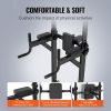 VEVOR Power Tower Dip Station, 10-Level Height Adjustable Pull Up Bar Stand