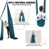 VEVOR Aerial Silk & Yoga Swing, 8.7 Yards, Aerial Yoga Hammock Kit with 100gsm Nylon Fabric, Full Rigging Hardware & Easy Set-up Guide