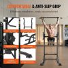 VEVOR Power Tower Dip Station, 10-Level Height Adjustable Pull Up Bar Stand
