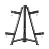 Weight Plate Rack Weight Plate Tree Home Gym Barbell Storage Stand 2 inch