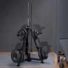 Weight Plate Rack Weight Plate Tree Home Gym Barbell Storage Stand 2 inch