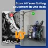 Golf Bag Organizer with Lockable Wheels for Multi Occasions