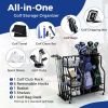 Golf Bag Organizer with Lockable Wheels for Multi Occasions