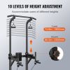 VEVOR Power Tower Dip Station, 10-Level Height Adjustable Pull Up Bar Stand